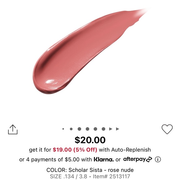 Fenty Semi Matte Lipstick and case - Picture 4 of 4